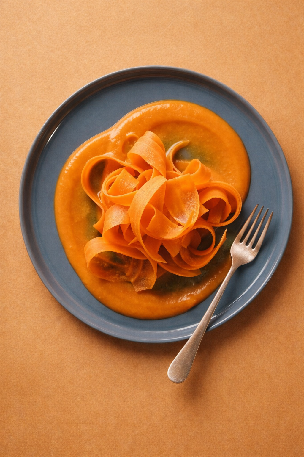 Warmer Karottensalat mit  Karottendressing