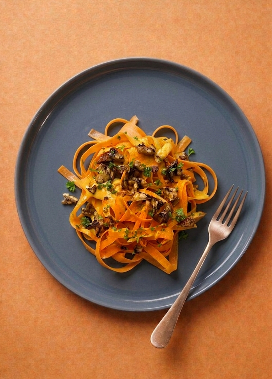 Karottensalat mit Karottendressing