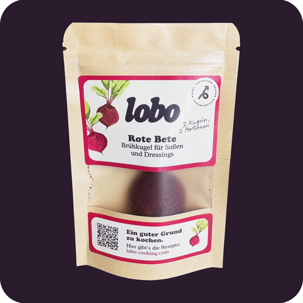 Brühkugel Rote Bete